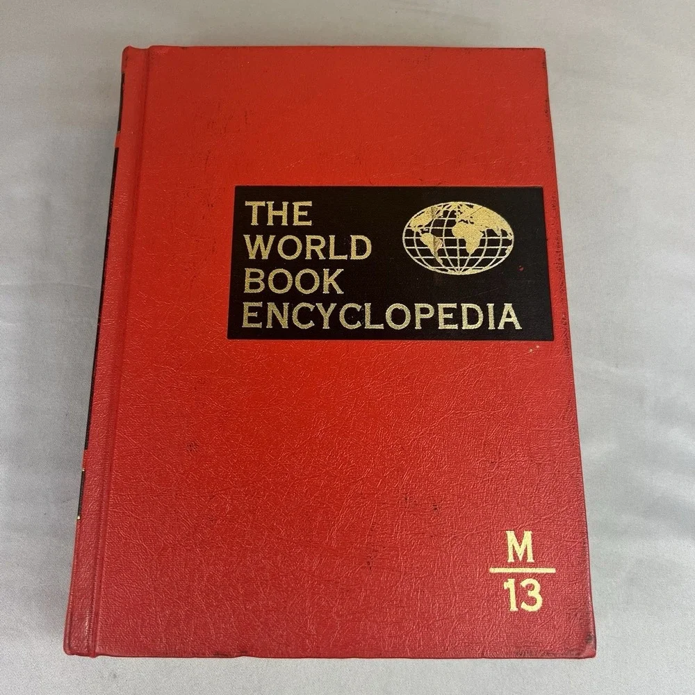 1970 The World Book Encyclopedia Volume M-13 Hardcover Vintage Book
